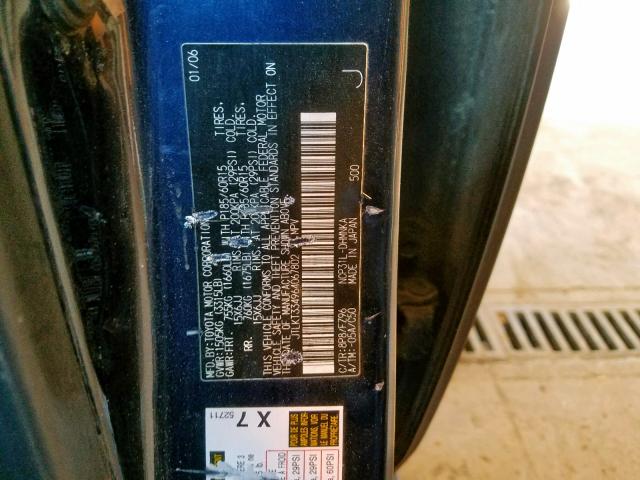 JTLKT334964067802 - 2006 TOYOTA SCION XB 蓝色 照片 10