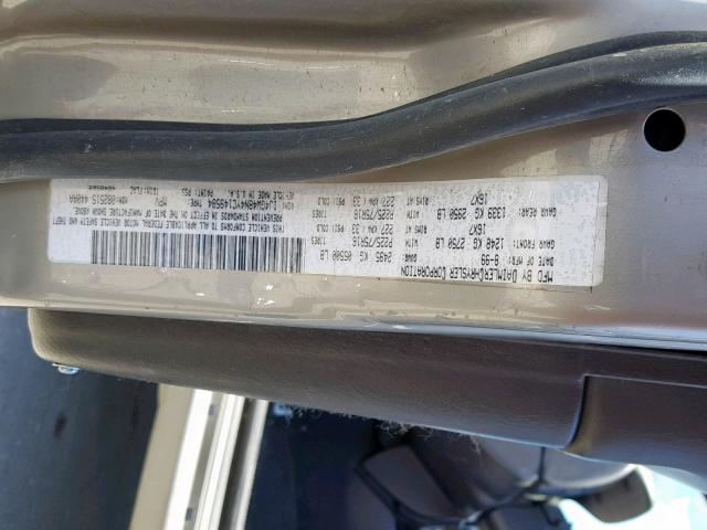 1J4GW48N4YC149584 - 2000 JEEP GRAND CHER GRAY photo 10