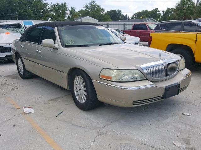 1LNHM81W84Y649752 - 2004 LINCOLN TOWN CAR E BEIGE photo 1