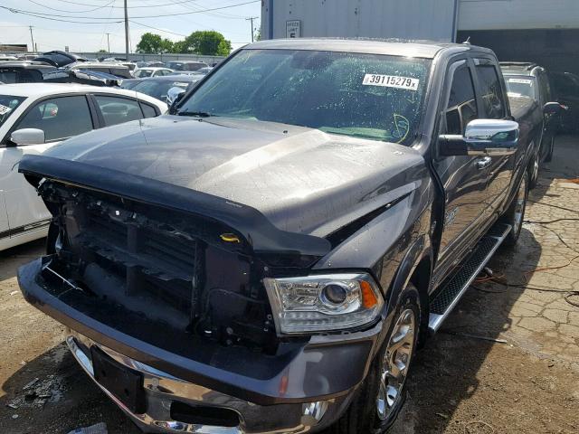 1C6RR7NTXES402006 - 2014 RAM 1500 LARAM GRAY photo 2