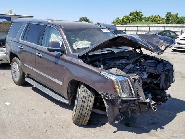 1GYS3AKJ3GR343154 - 2016 CADILLAC ESCALADE PURPLE photo 1