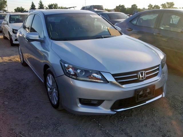 1HGCR2F84EA211975 - 2014 HONDA ACCORD EXL SILVER photo 1