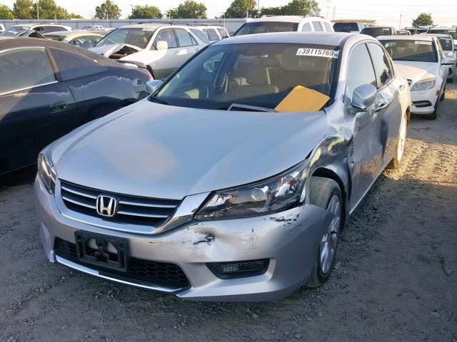 1HGCR2F84EA211975 - 2014 HONDA ACCORD EXL SILVER photo 2