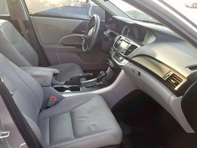 1HGCR2F84EA211975 - 2014 HONDA ACCORD EXL SILVER photo 5