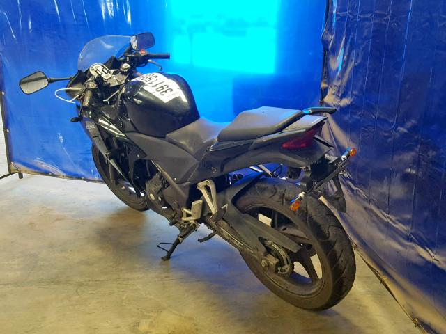 MLHMC4107D5304284 - 2013 HONDA CBR250 R BLACK photo 3