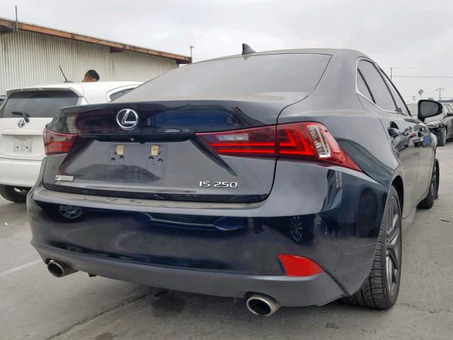 JTHBF1D23F5074628 - 2015 LEXUS IS 250 BLACK photo 4