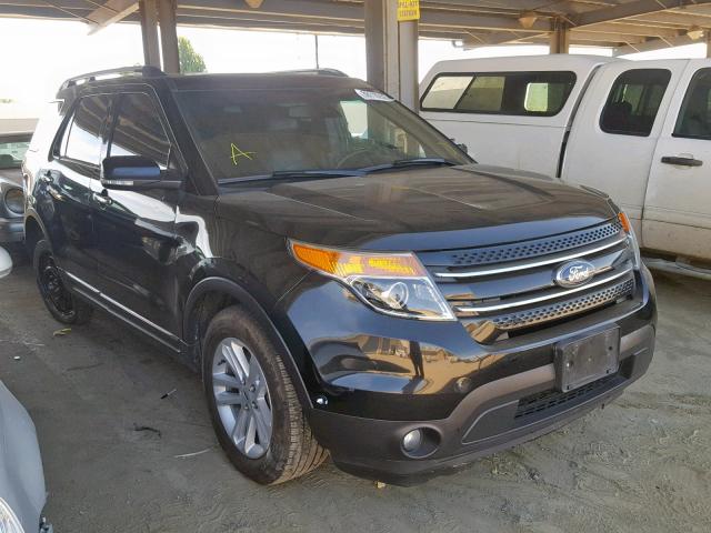 1FM5K8F83EGA03898 - 2014 FORD EXPLORER L BLACK photo 1