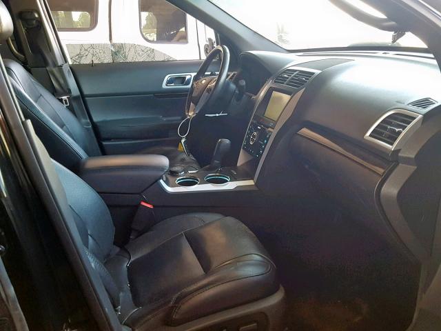 1FM5K8F83EGA03898 - 2014 FORD EXPLORER L BLACK photo 5