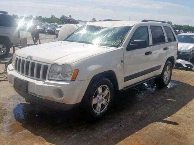 1J4HR48N36C194413 - 2006 JEEP GRAND CHER WHITE photo 2