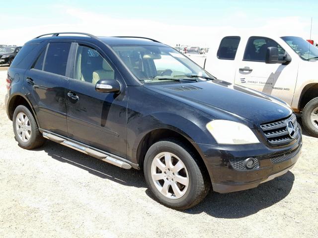 4JGBB86E76A077404 - 2006 MERCEDES-BENZ ML 350 BLACK photo 1