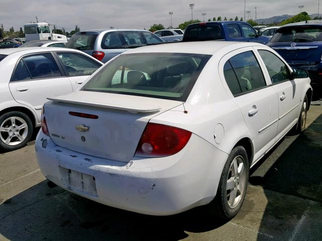 1G1AL55F067812722 - 2006 CHEVROLET COBALT LT WHITE photo 4