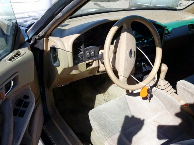 4S3BJ6324N6916335 - 1992 SUBARU LEGACY L GREEN photo 9