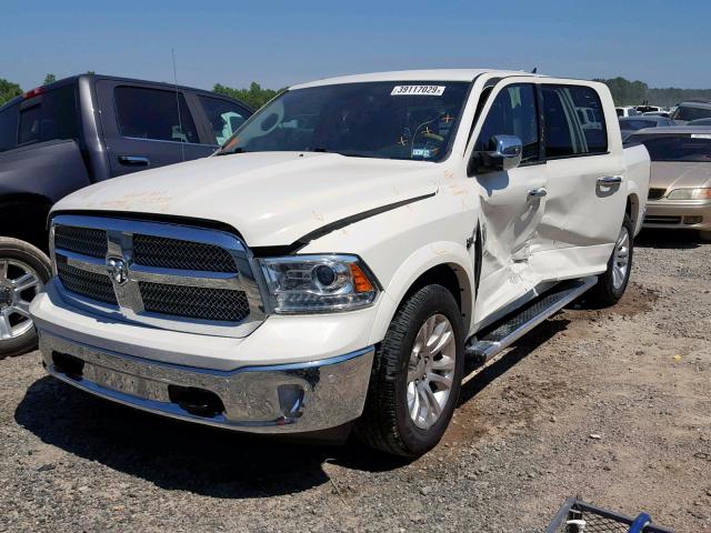 1C6RR6PT9HS506403 - 2017 RAM 1500 LONGH WHITE photo 2