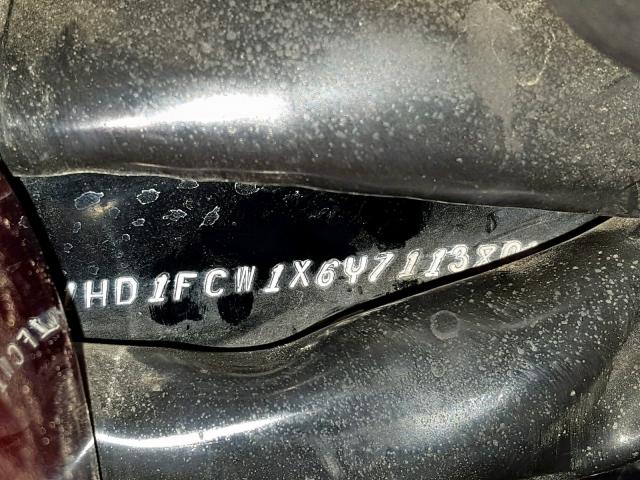 1HD1FCW1X6Y711380 - 2006 HARLEY-DAVIDSON FLHTCUI MAROON photo 10