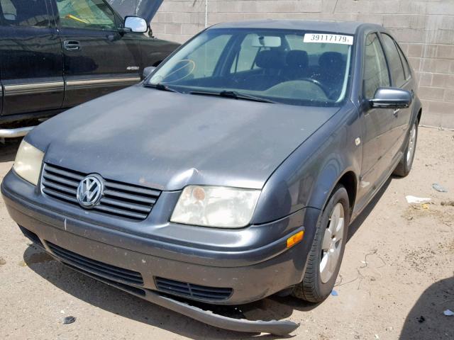 3VWSE69M73M138328 - 2003 VOLKSWAGEN JETTA GLS GRAY photo 2