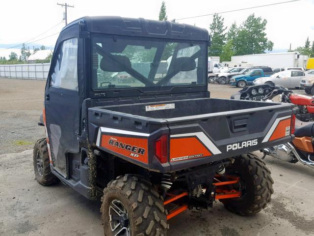 4XAUH9EA5D3604225 - 2013 POLARIS RANGER 900 ORANGE photo 3