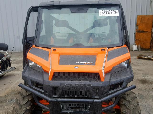 4XAUH9EA5D3604225 - 2013 POLARIS RANGER 900 ORANGE photo 9