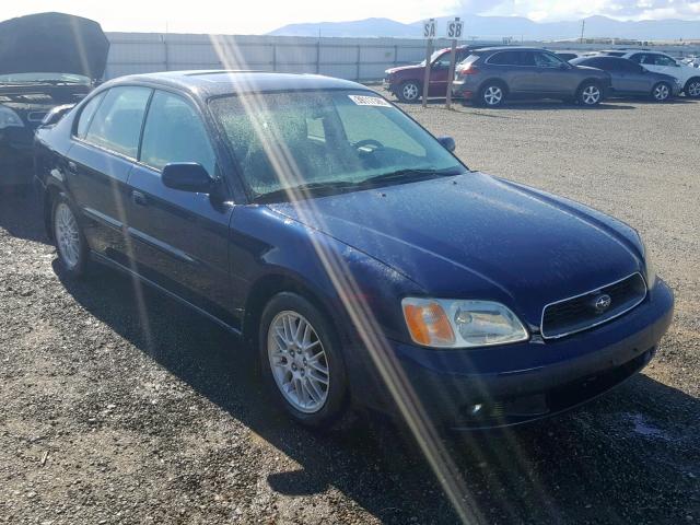 4S3BE625147209993 - 2004 SUBARU LEGACY L S BLUE photo 1