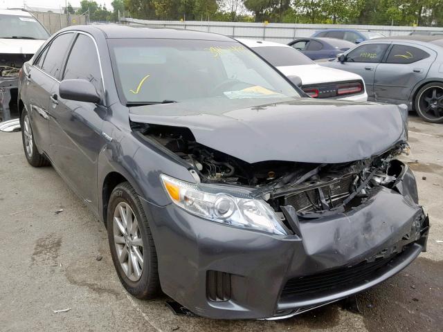 4T1BB3EK9AU120576 - 2010 TOYOTA CAMRY HYBR GRAY photo 1