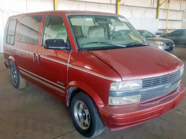 1GBDM19W4YB135618 - 2000 CHEVROLET ASTRO RED photo 1