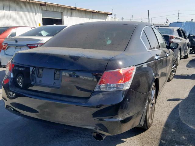 1HGCP26489A036736 - 2009 HONDA ACCORD LXP BLACK photo 4