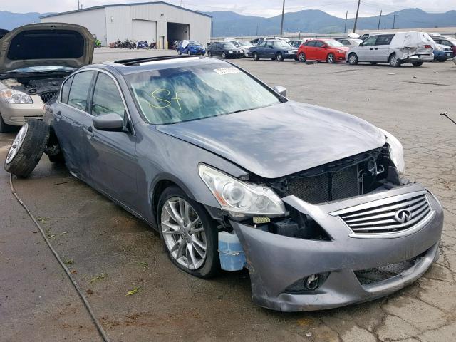 JN1CV6AR6BM402473 - 2011 INFINITI G37 GRAY photo 1