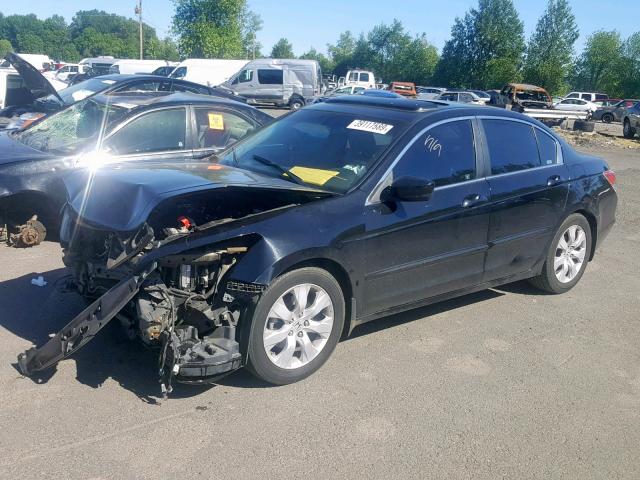 1HGCP26849A018253 - 2009 HONDA ACCORD EXL BLACK photo 2