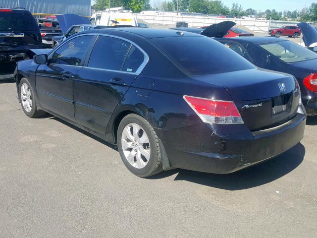 1HGCP26849A018253 - 2009 HONDA ACCORD EXL BLACK photo 3