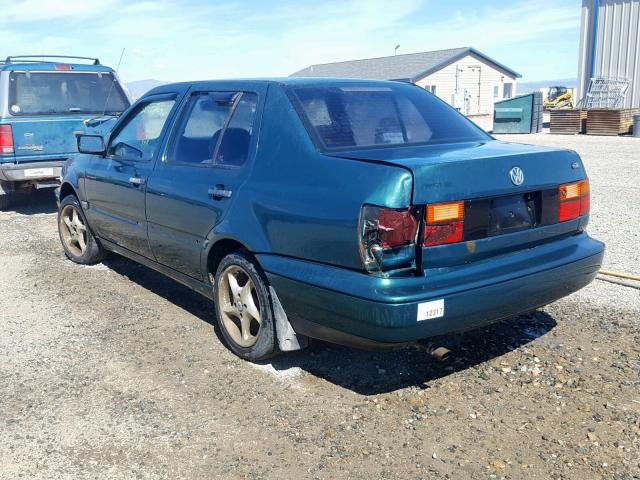 3VWRA81H1TM096078 - 1996 VOLKSWAGEN JETTA GL GREEN photo 3