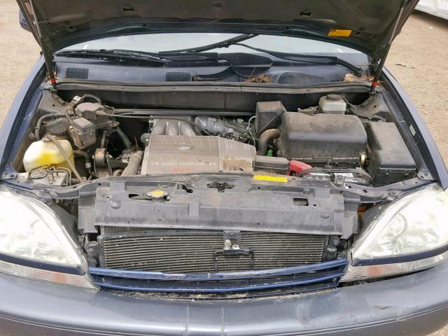 JTJHF10UX30312838 - 2003 LEXUS RX 300 BLUE photo 7