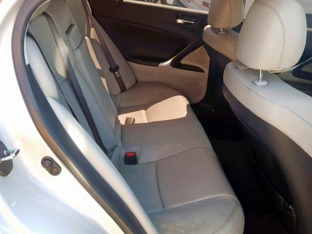 JTHBK262692091542 - 2009 LEXUS IS 250 SILVER photo 6