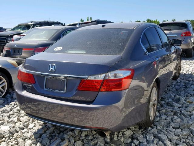 1HGCR2F84EA182218 - 2014 HONDA ACCORD EXL GRAY photo 4