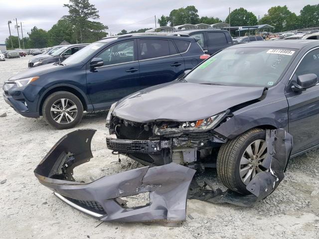 1HGCR2F84EA182218 - 2014 HONDA ACCORD EXL GRAY photo 9