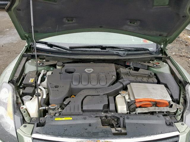 1N4CL21E17C207957 - 2007 NISSAN ALTIMA HYB GREEN photo 7