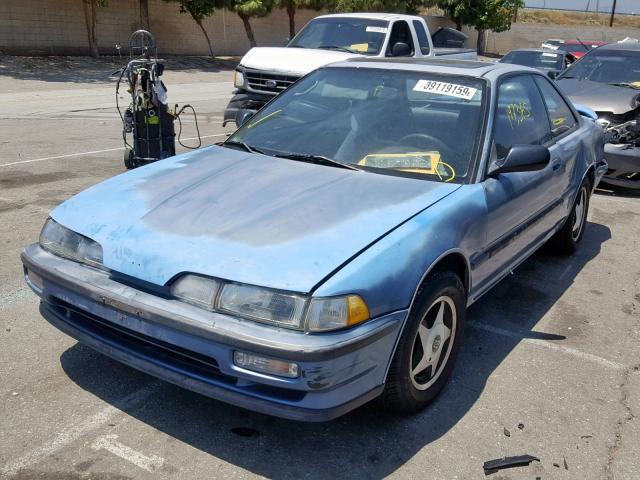 JH4DA9368MS060460 - 1991 ACURA INTEGRA GS BLUE photo 2