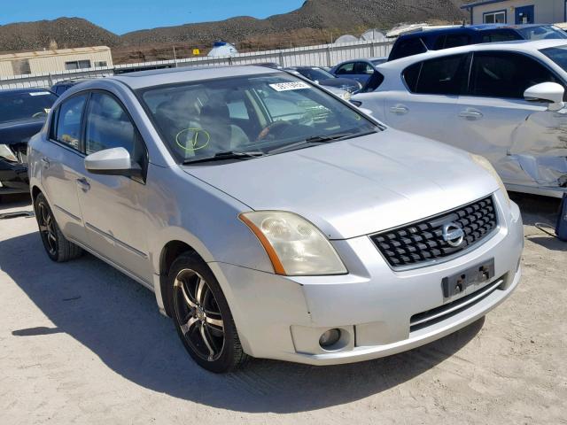 3N1AB61E78L624679 - 2008 NISSAN SENTRA 2.0 SILVER photo 1