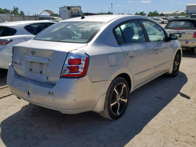 3N1AB61E78L624679 - 2008 NISSAN SENTRA 2.0 SILVER photo 4