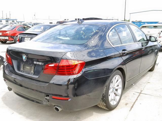 WBA5B1C58FG125628 - 2015 BMW 535 I BLACK photo 4