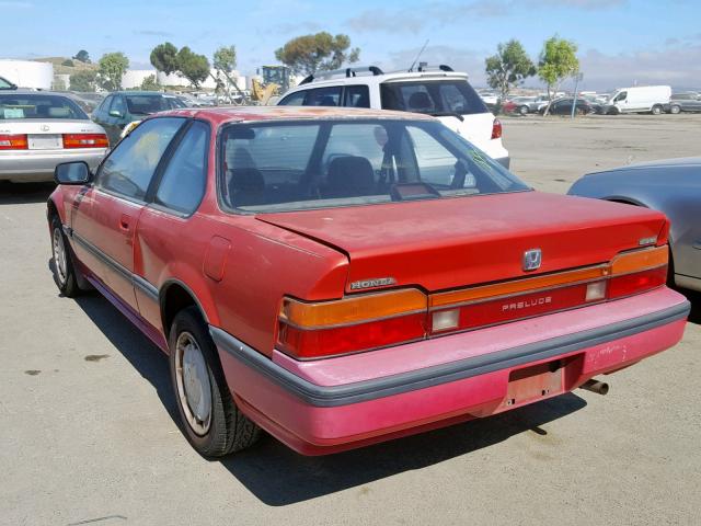 JHMBA4235JC073531 - 1988 HONDA PRELUDE 2. RED photo 3