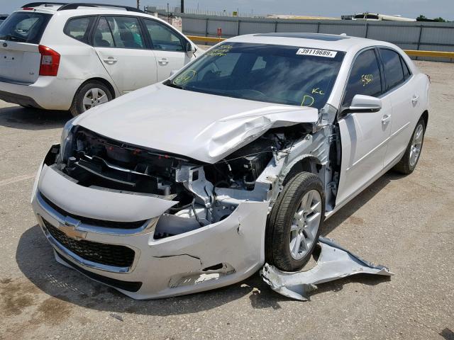 1G11C5SL6FF198470 - 2015 CHEVROLET MALIBU 1LT თეთრი ფოტო 2