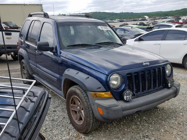 1J4GK38K95W681936 - 2005 JEEP LIBERTY RE BLUE photo 1