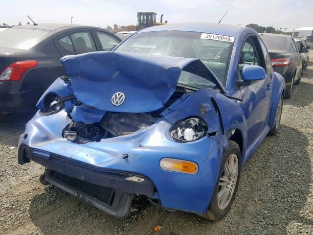 3VWCA21C1YM470963 - 2000 VOLKSWAGEN NEW BEETLE ლურჯი ფოტო 2