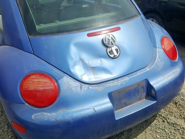 3VWCA21C1YM470963 - 2000 VOLKSWAGEN NEW BEETLE ლურჯი ფოტო 9