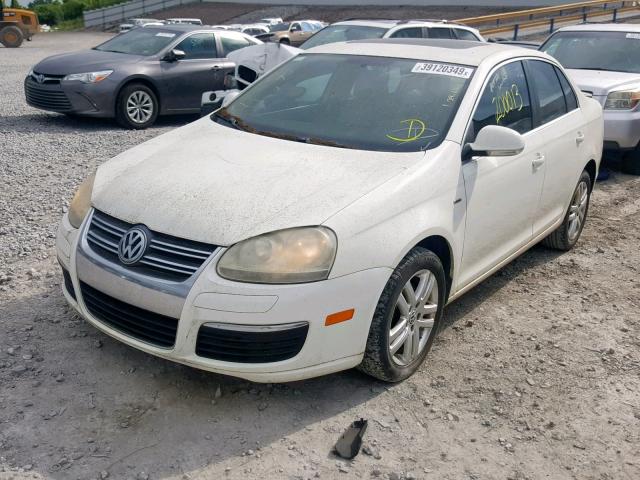 3VWCT81K16M849656 - 2006 VOLKSWAGEN JETTA TDI WHITE photo 2