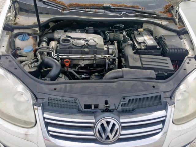 3VWCT81K16M849656 - 2006 VOLKSWAGEN JETTA TDI WHITE photo 7