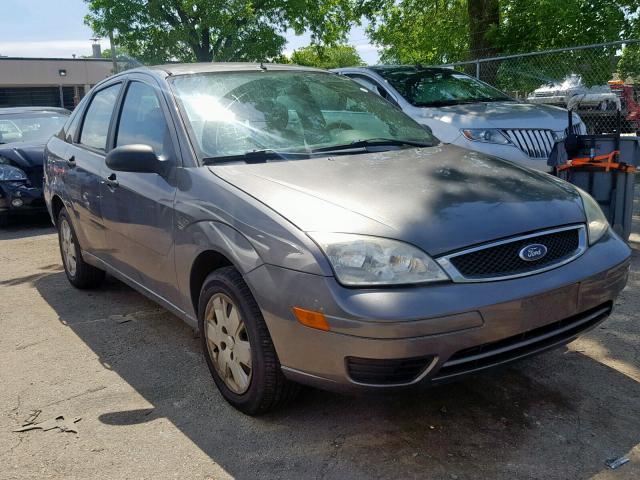 1FAHP34N37W178651 - 2007 FORD FOCUS ZX4 GRAY photo 1