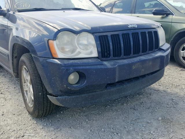 1J4GR48K16C212800 - 2006 JEEP GRAND CHER BLUE photo 9