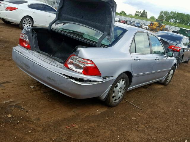 JH4KA96694C006551 - 2004 ACURA 3.5RL SILVER photo 4