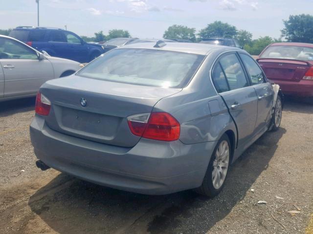 WBAVD33576KL52828 - 2006 BMW 330 XI BLUE photo 4