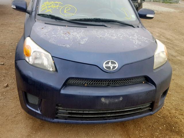 JTKKU10438J022238 - 2008 TOYOTA SCION XD BLUE photo 9